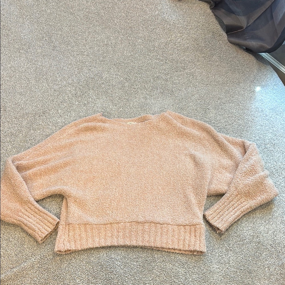 Kaisely Tan Crew Neck Sweater